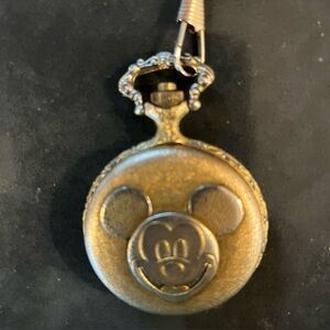 Disney Gold Mickey Mouse Pocket Watch